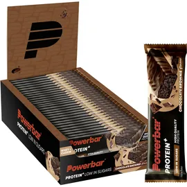 Powerbar Protein+ Low Sugar Chocolate Brownie Riegel 30 x 35 g