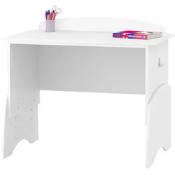 Schreibtisch  Nordic White ¦ weiß ¦ Maße (cm): B: 100 H: 76,6 T: 57,4