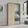 masseno Schwebetürenschrank VARO 120 x 205 x 60 cm Braun