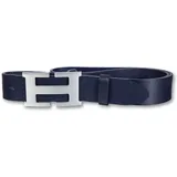 Silbergift Damengürtel Leder blau 85