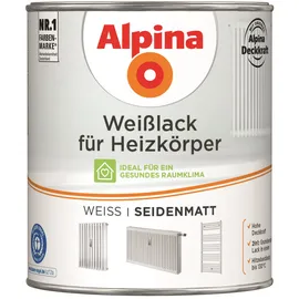 Alpina Weißlack für Heizkörper 750 ml seidenmatt