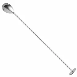 Barlöffel Calabrese Muddler / 31 cm - Silber