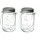 MARELIDA Laterne Glas 13,0 cm 2er Set transparent