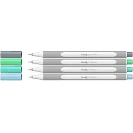 teachly Fineliner Pastell Ocean 4er Set