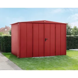 Hörmann Gerätehaus Elegant-S Typ 3 3,03 x 2,38 m Purpurrot