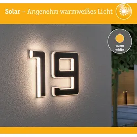 Paulmann Hausnummernleuchte 19 Schwarz