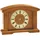 AMS Funktischuhr AMS "F5138/9", braun (kirschbaumfarben), Tischuhren, Wohnzimmer, Esszimmer, Holz,Made in Germany