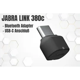 JABRA Link 380c MS USB-C Bluetooth-Adapter - Schwarz