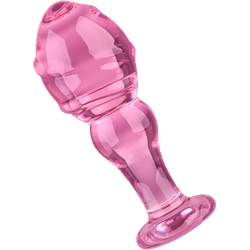 Analdildo mit Spiralstruktur, 10,5 cm, rosa