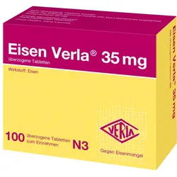 Eisen Verla 35 mg überzogene Tabletten 100 St