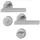 HOPPE Rosettengarnitur Amsterdam W-Form Silber