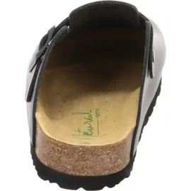 Natural sense Clogs Tieffußbett für Herren, schwarz Größe 44