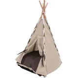 Heim Hunde-Tipi Desert 68 x 68 cm khaki