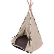 Heim Hunde-Tipi Desert 68 x 68 cm khaki