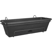 elho Green Basics Kunststoff 50x18x14 cm schwarz