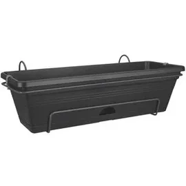 elho Green Basics Kunststoff 50x18x14 cm schwarz