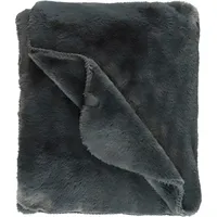 Schöner Wohnen Chic Kuscheldecke 140 x 200 cm Anthrazit