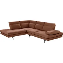 Calia Italia Eckcouch L-förmig 288/232 cm Braun