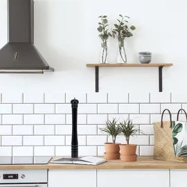 Relaxdays Salz- und Pfeffermühle 51,5 cm Schwarz unbefüllt