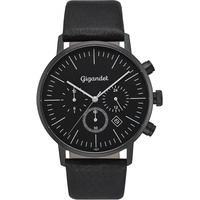 Gigandet Herren Uhr Analog Quarz mit Leder Armband G22-001