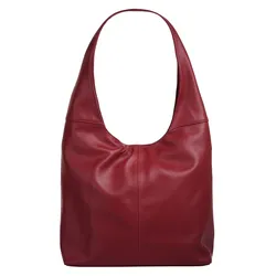 Shopper PIKÉ Damen – Damen Shopper – Made in Italy, echtes Leder, rot