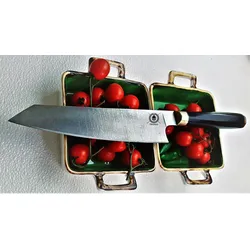 Theseus Gyuto -Köche Messer mit welligem Griff