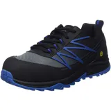 SKECHERS Puxal ESD Zehenschuh Verbundmaterial BAU-Schuhe, Black Blue, 42.5 EU