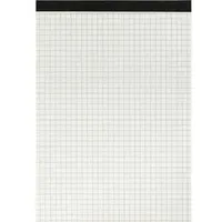 Landré Landre Notizblock 100050636, kariert, A5, 70 g/m2, 50 Blatt, ohne Deckblatt, 10 Stück