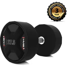 HMS HPC Kurzhantel Fitnesshantel 27,5 kg schwarz|grau