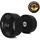HMS HPC Kurzhantel Fitnesshantel 27,5 kg schwarz|grau