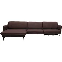 Himolla Ecksofa, Braun, Leder, Echtleder, Rindleder, Uni, Ottomane links, L-Form, 330x174 cm, Blauer Engel, Goldenes M, Made in Germany, Emas, Typenauswahl, Lederauswahl, Stoffauswahl, seitenverkehrt erhältlich, Hocker Rücken echt, Wohnzimmer, Sofas & Couches, Wohnlandschaften, Ecksofas