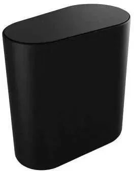 Pressalit Style Wandabfalleimer Schwarz/ Schwarz - Pressalit