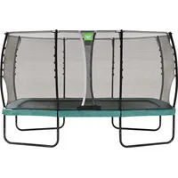 EXIT TOYS Allure Classic Trampolin 244 x 427 cm inkl. Sicherheitsnetz Grün