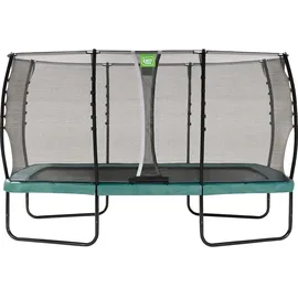EXIT TOYS Allure Classic Trampolin 244 x 427 cm inkl. Sicherheitsnetz Grün
