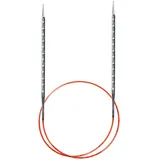 addi AD7177080-07.00 Novel Viereckige Nadeln, Rot, 80cm 7mm