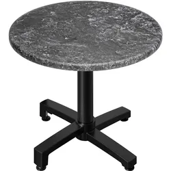 WBO | Bistro Außen Tisch | Ø:H 70 x 78,5 cm | Felsen / Schwarz | Rund