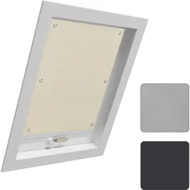 Woltu Thermorollo Dachfenster 60 x 93 cm beige