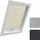 Woltu Thermorollo Dachfenster 60 x 93 cm beige