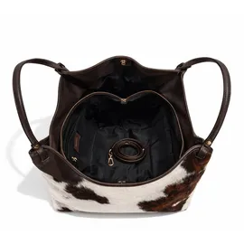 Allgäu Rebell Muuh Schultertasche Leder Brown