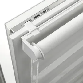 GARDINIA Doppelrollo Easyfix 60 x 150 cm Weiß