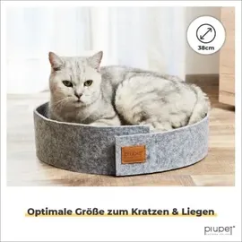 PiuPet Kratzbrett 38 cm grau