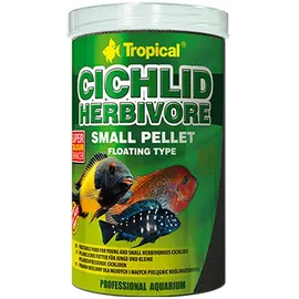 Tropical Fischfutter-Granulate Cichlid Herbivore Pellet S 1.000 ml