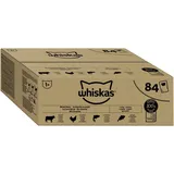 Whiskas Adult 1+ Gemischte Auswahl in Gelee 84 x 85 g
