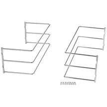 SOTech Backblechhalter für 3 Backbleche 364 x 140 x 125 mm Chrom Poliert
