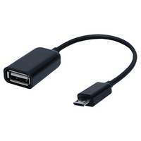 S-Conn USB-OTG Micro-USB-Stecker B an USB-Buchse A, 0,1m