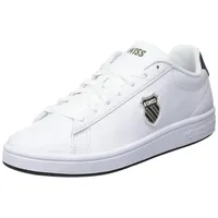 K-Swiss Herren Court Shield Sneaker, White/Java/DeepLichen, 41 EU