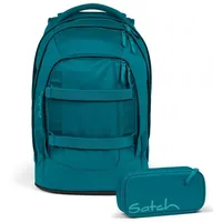 Satch Pack Schulrucksack Set 2.TLG (Deep Petrol)