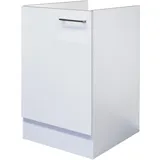 Flex-Well Spülenunterschrank Joelina 50 cm ohne Arbeitsplatte Weiß