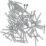 ELPROMET 100 Stück 1/8 Aderendhülsen unisoliert 1mm2/8mm EN1008 Elpromet 1993