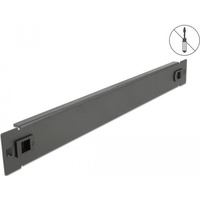 DeLock 66577 19 Zoll Netzwerkschrank-Blindabdeckung 1 HE Schwarz